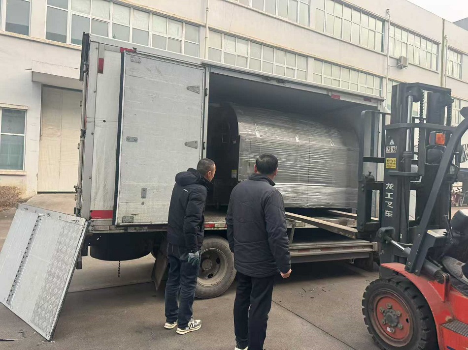 许昌智工DCCZ9-16大型炒货机发往河南平顶山